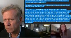 October 30, 2019 interview transcript showing Sarah saying she returned to Washington twice after January 2019 and had sex during both visits.